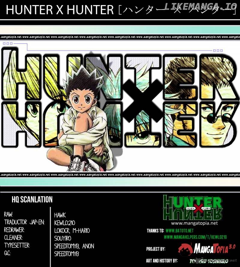Hunter x Hunter, Chapter 337 image 01